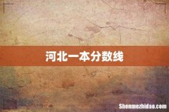 河北一本分数线