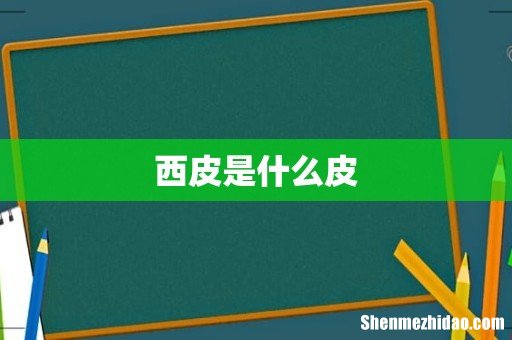 西皮是什么皮