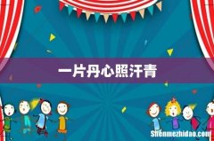 一片丹心照汗青