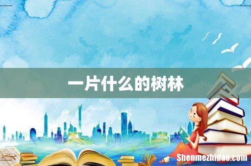 一片什么的树林