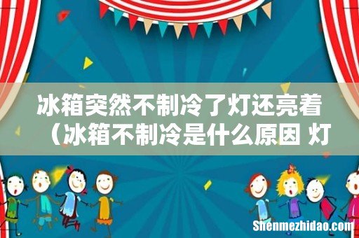 冰箱不制冷是什么原因 灯会亮 冰箱突然不制冷了灯还亮着