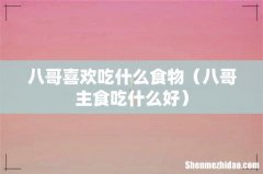 八哥主食吃什么好 八哥喜欢吃什么食物