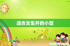 适合女生开的小型