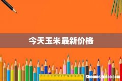 今天玉米最新价格