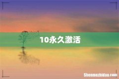 10永久激活