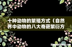 自然界中动物的八大奇葩繁衍方式 十种动物的繁殖方式