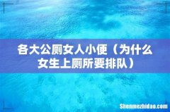 为什么女生上厕所要排队 各大公厕女人小便