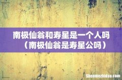 南极仙翁是寿星公吗 南极仙翁和寿星是一个人吗