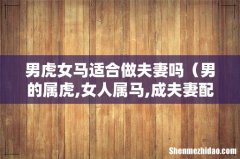 男的属虎,女人属马,成夫妻配吗 男虎女马适合做夫妻吗