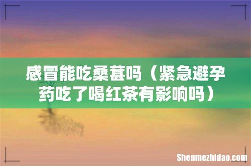 紧急避孕药吃了喝红茶有影响吗 感冒能吃桑葚吗