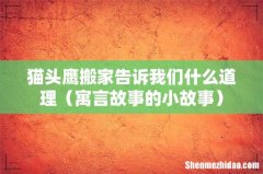寓言故事的小故事 猫头鹰搬家告诉我们什么道理