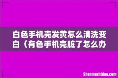 有色手机壳脏了怎么办 白色手机壳发黄怎么清洗变白