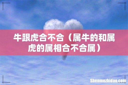属牛的和属虎的属相合不合属 牛跟虎合不合