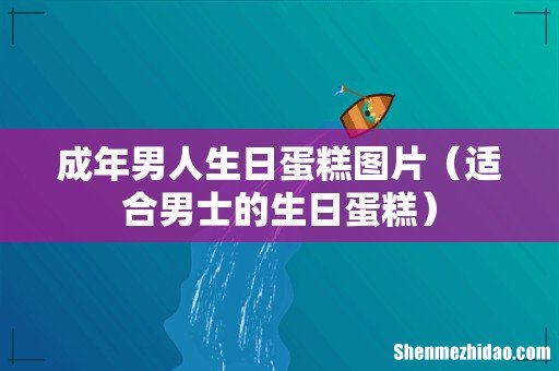 适合男士的生日蛋糕 成年男人生日蛋糕图片