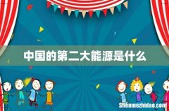 中国的第二大能源是什么