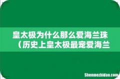 历史上皇太极最宠爱海兰珠原因 皇太极为什么那么爱海兰珠