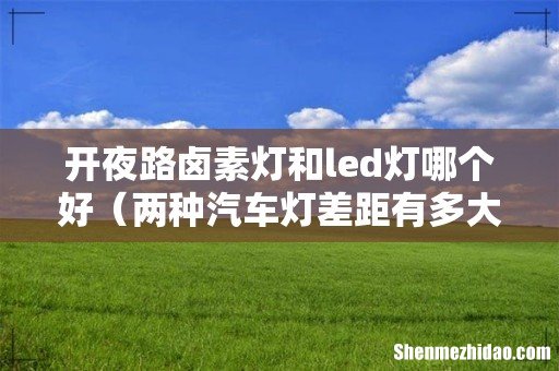 两种汽车灯差距有多大 开夜路卤素灯和led灯哪个好