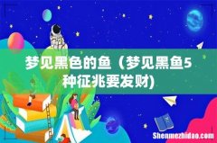 梦见黑色的鱼（梦见黑鱼5种征兆要发财)