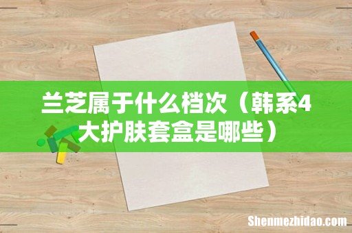 韩系4大护肤套盒是哪些 兰芝属于什么档次