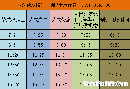 山东威海机场大巴价格多少时间表 威海机场大巴时间表和间隔时间2019