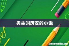 男主叫厉安的小说