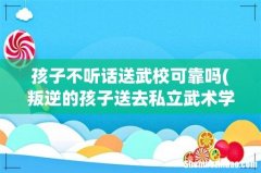 叛逆的孩子送去私立武术学校合适吗？ 孩子不听话送武校可靠吗