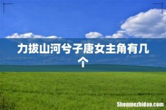 力拔山河兮子唐女主角有几个