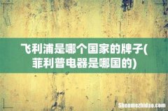 菲利普电器是哪国的 飞利浦是哪个国家的牌子