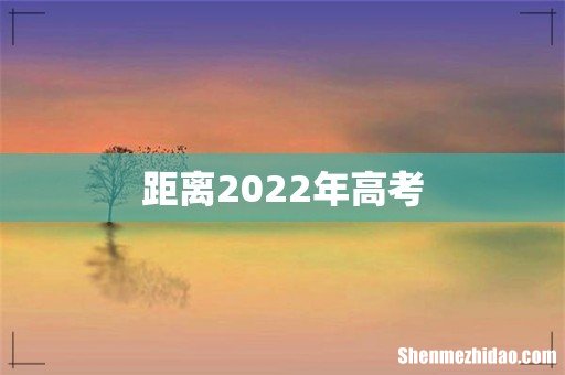 距离2022年高考