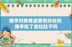 佛手对脾胃虚寒有好处吗 佛手吃了会拉肚子吗