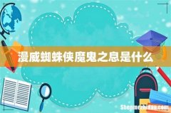 漫威蜘蛛侠魔鬼之息是什么