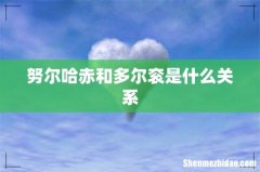 努尔哈赤和多尔衮是什么关系