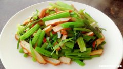 芹菜豆腐干怎么炒 芹菜炒豆腐干怎么烧