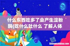 吃什么吐什么 了解人体消化系统的奥秘？ 什么东西吃多了会产生淀粉酶
