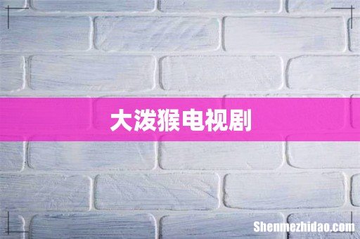 大泼猴电视剧