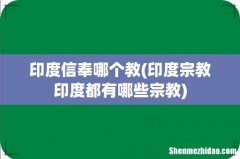 印度宗教印度都有哪些宗教 印度信奉哪个教