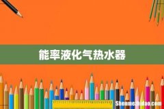 能率液化气热水器