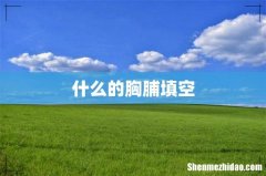什么的胸脯填空
