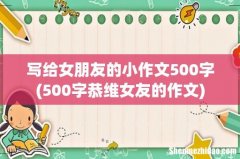 500字恭维女友的作文 写给女朋友的小作文500字