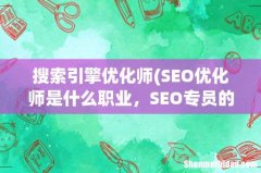 SEO优化师是什么职业，SEO专员的工作内容是什么 搜索引擎优化师