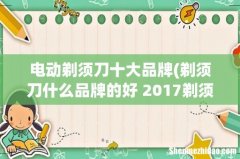 剃须刀什么品牌的好 2017剃须刀排行榜 电动剃须刀十大品牌
