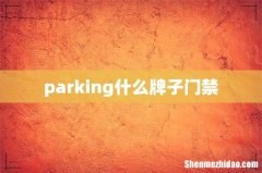 parking什么牌子门禁