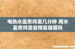 电热水壶煮鸡蛋几分钟 用水壶煮鸡蛋会残留细菌吗