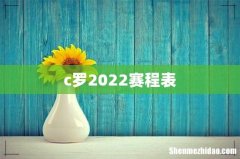 c罗2022赛程表