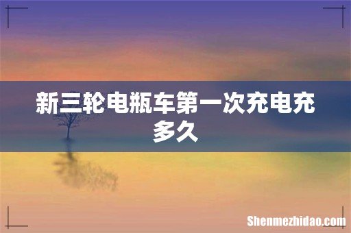 新三轮电瓶车第一次充电充多久