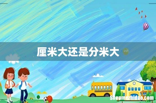 厘米大还是分米大