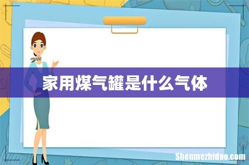 家用煤气罐是什么气体