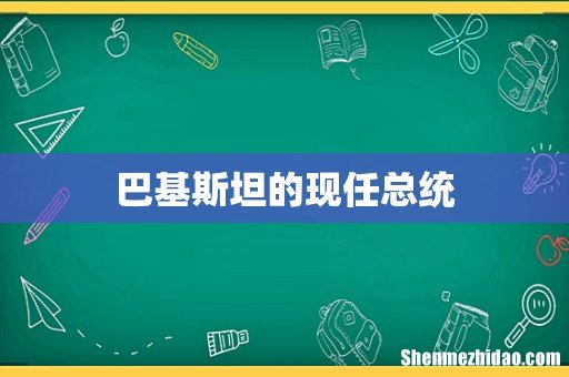巴基斯坦的现任总统