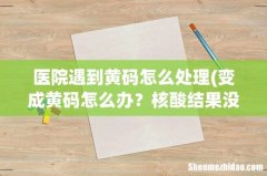 变成黄码怎么办？核酸结果没出来着急出行？教你解决 医院遇到黄码怎么处理