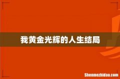 我黄金光辉的人生结局
